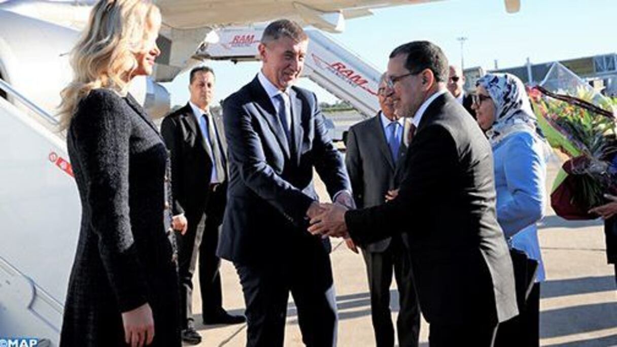 العثماني يستقبل الوزير الأول التشيكي
