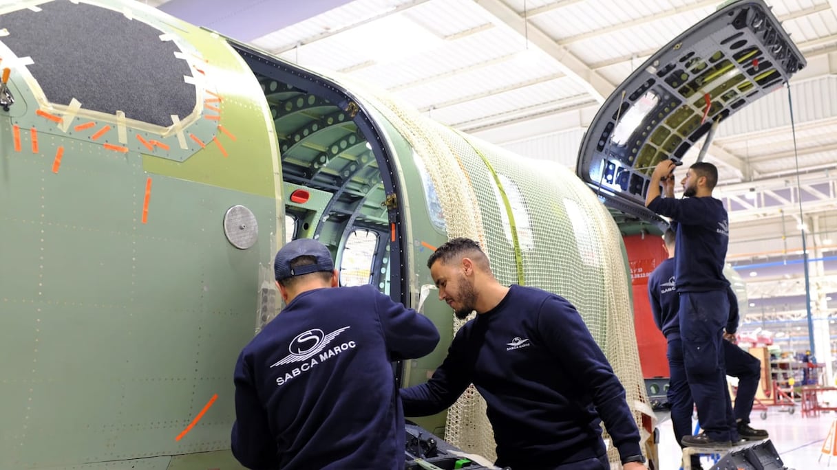 La nouvelle usine de construction d’aéronefs au Maroc de la Société anonyme belge de constructions aéronautiques (SABCA) a été inaugurée à Nouaceur, le 23 novembre 2022.
