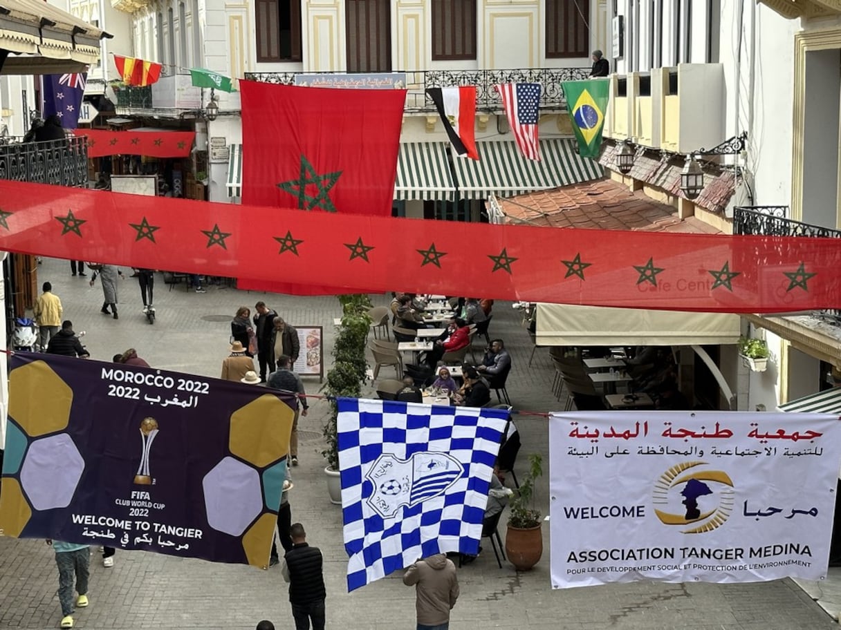 سوق الداخل بالمدينة العتيقة لطنجة يتحول إلى نموذج مصغر لسوق واقف القطري