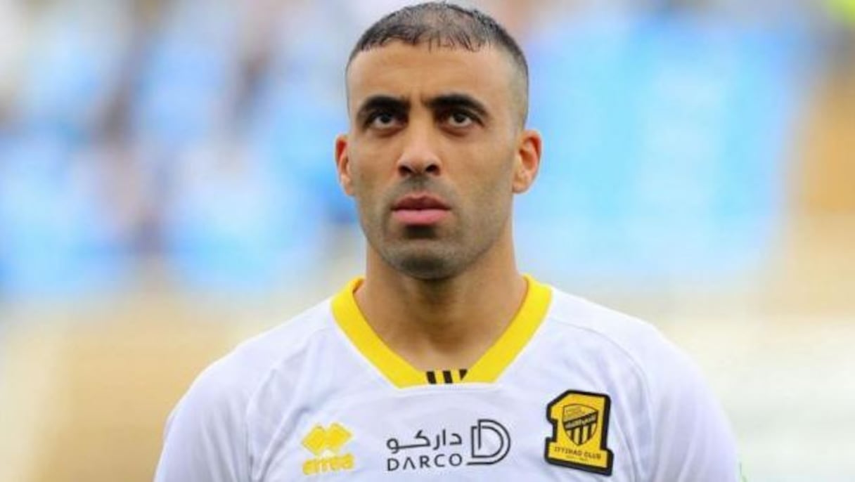 اللاعب الدولي المغربي عبد الرزاق حمد الله
