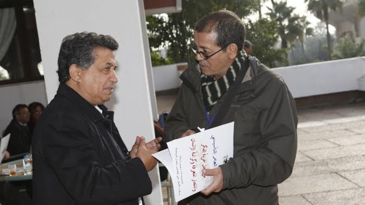 موليم العروسي المثر للجدل إلى جانب صلاح الوديع
