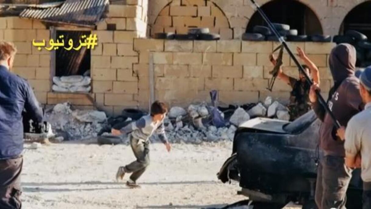 مشهد من موقع التصوير

