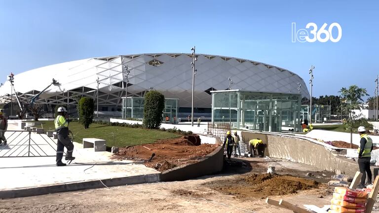 اللمسات الأخيرة لمحيط ملعب البريد بالرباط