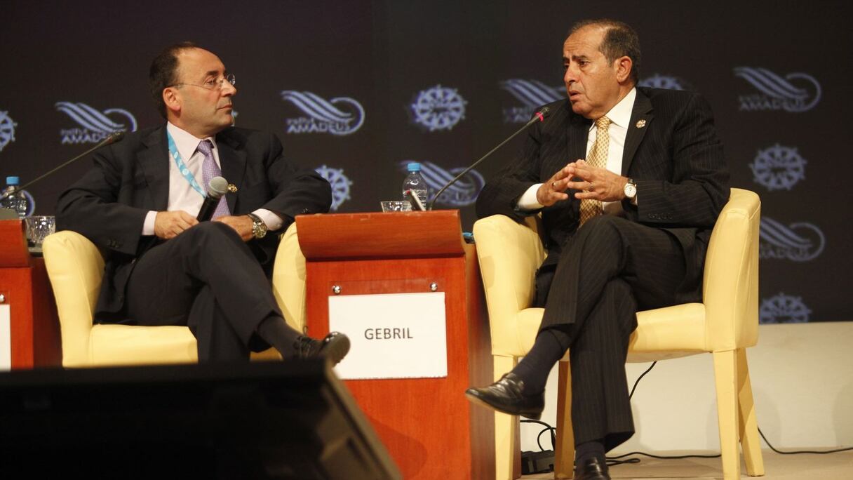 محمود جبريل الوزير الأول الليبي السابق في أولى أيام ميدايز
