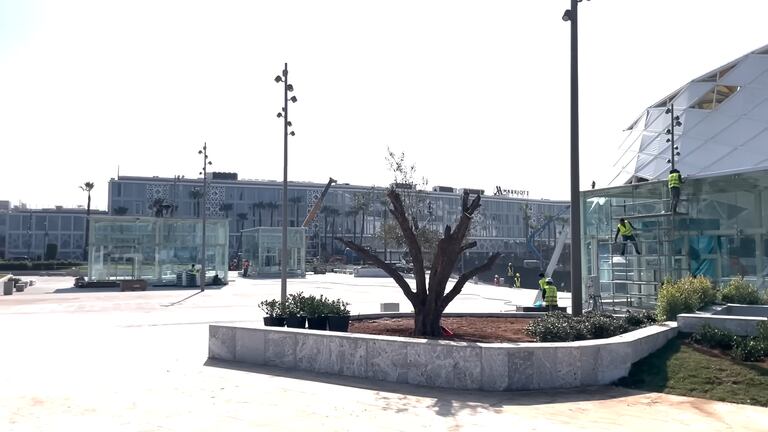 اللمسات الأخيرة لمحيط ملعب البريد بالرباط