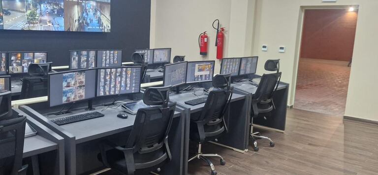 قاعة المراقبة بالكاميرا بمراكش