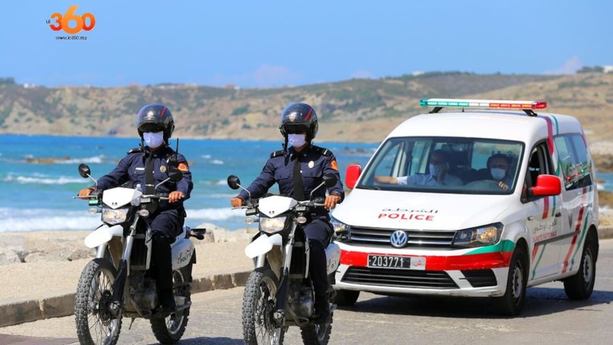 عناصر تابعة لأمن طنجة
