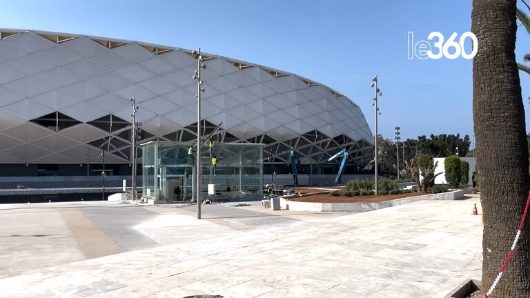 اللمسات الأخيرة لمحيط ملعب البريد بالرباط