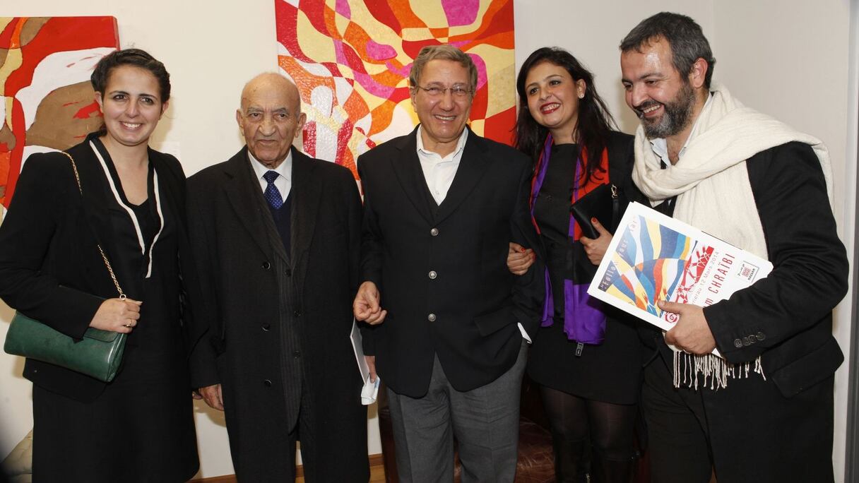 اليوسفي وحميش وباقي ضيوف المعرض التشكيلي
